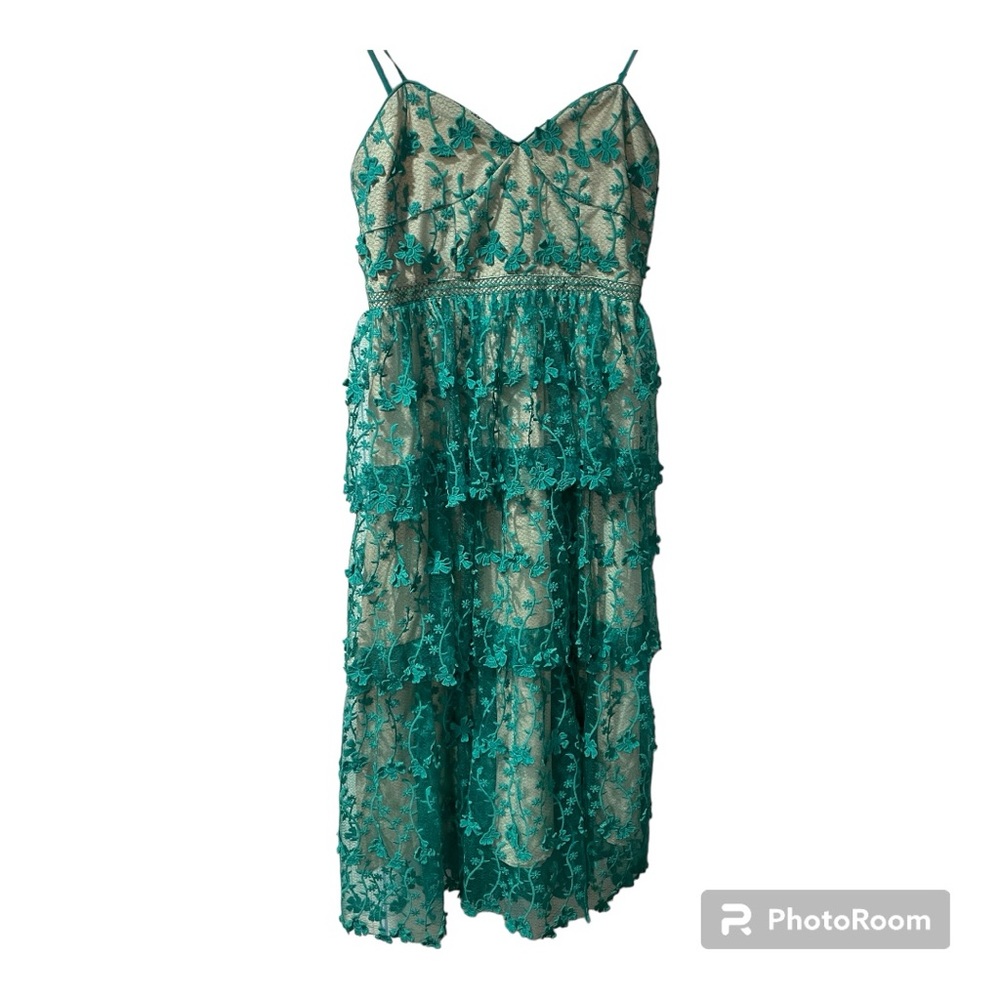 NEW Endless Rose layered Lace Green